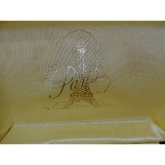 Mesh Cufflinks Tie Tack Set Paris Gold Tone Wedding Accessories Vintage - Picture 3 of 16